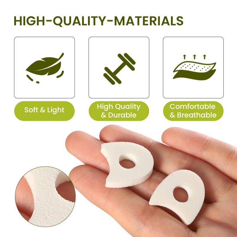 Bukihome 30 Pack Foam Toe Separators for Women and Men – Soft Toe Spacers for Overlapping Toes, Corns, Blisters, and Hammer Toe Relief – Comfortable Toe Alignment Pads - Image 3